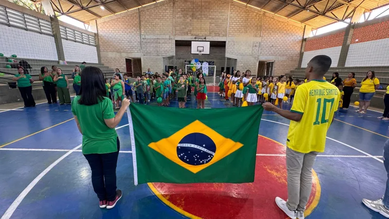 Jogos Escolares da Independência promovem patriotismo e integração em Medeiros Neto