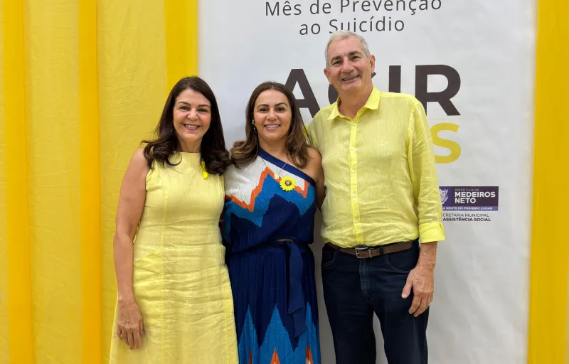 Prefeitura de Medeiros Neto  realiza palestra em referência ao Setembro Amarelo através do CAPS