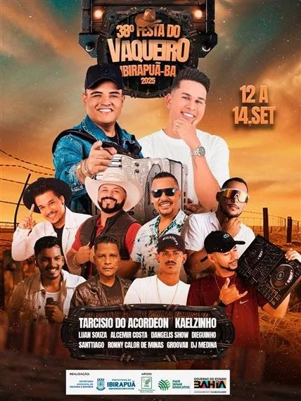 Começa hoje a 38ª Festa do Vaqueiro de Ibirapuã
