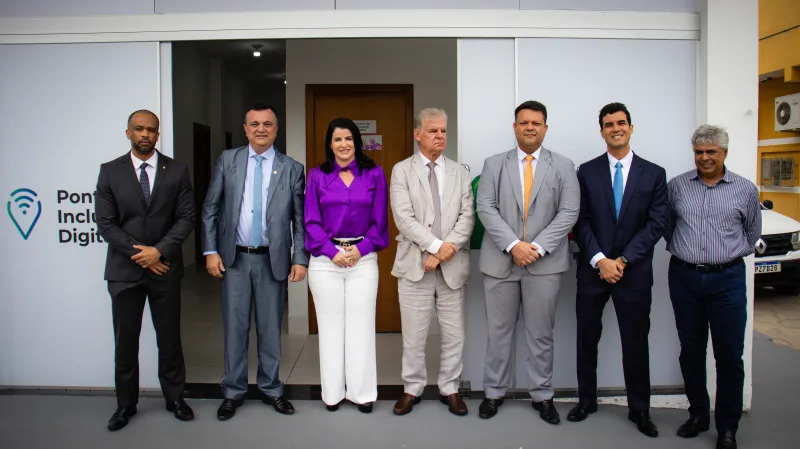 Nova Viçosa se torna pioneira no Extremo Sul da Bahia com a inauguração de Ponto de Inclusão Digital e CEJUSC