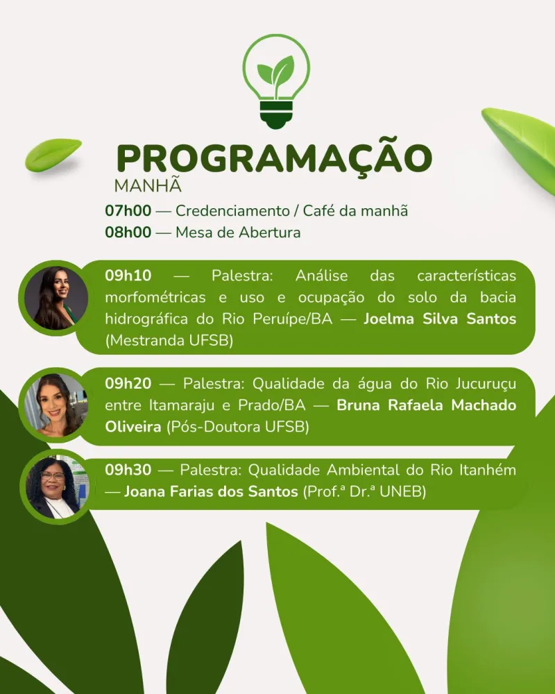 Medeiros Neto realiza 1º Seminário Ambiental com foco nos recursos hídricos