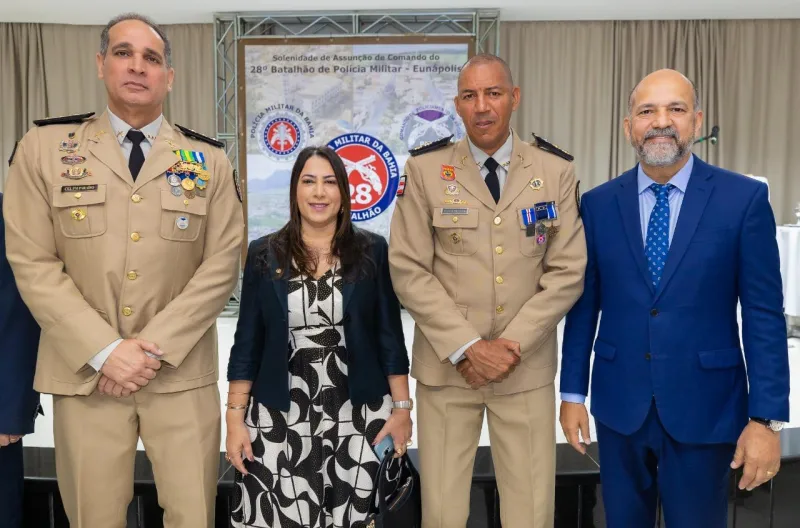 Tenente-Coronel Telmo assume o Comando do 28º Batalhão da Polícia Militar de Eunápolis