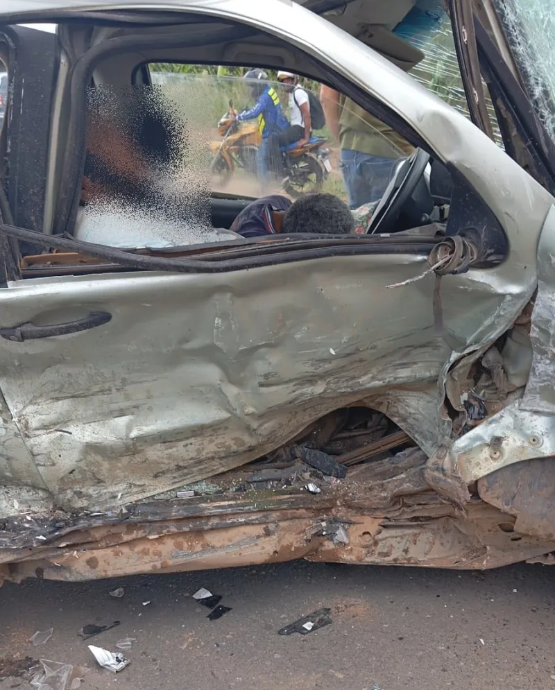 Vídeo -Idoso morre em acidente perto de Nova Lídice; padre e seminarista estão entre os feridos