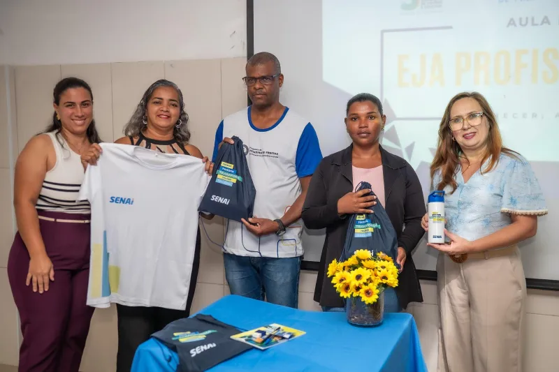 Teixeira de Freitas inicia EJA Profissionalizante 2025 com aula inaugural no SENAI
