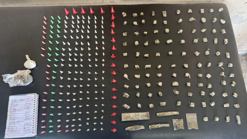 Operação do 8º BPM com apoio do K-9 Baruk resulta em apreensão de drogas em Coroa Vermelha