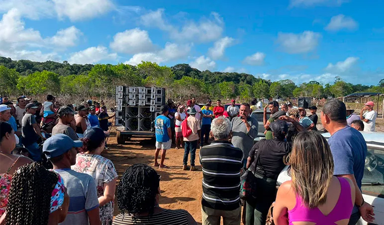 Cadastramento social em área ocupada da Lagoa Grande reacende a esperança das famílias por regularização dos lotes