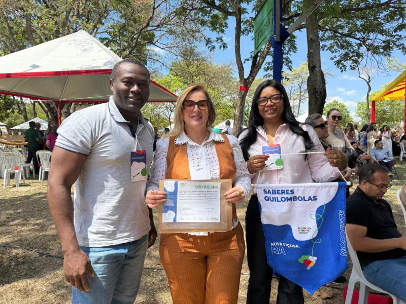 Projeto Saberes Quilombolas de Nova Viçosa é premiado em Belo Horizonte Projeto Saberes Quilombolas de Nova Viçosa é premiado em Belo Horizonte