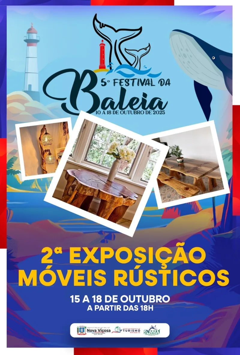 Nova Viçosa em festa: 5º Festival da Baleia promove imersão em cultura, gastronomia e arte até 18 de outubro Nova Viçosa em festa: 5º Festival da Baleia promove imersão em cultura, gastronomia e arte até 18 de outubro