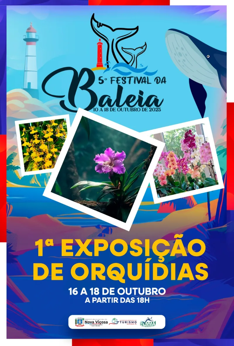 Nova Viçosa em festa: 5º Festival da Baleia promove imersão em cultura, gastronomia e arte até 18 de outubro Nova Viçosa em festa: 5º Festival da Baleia promove imersão em cultura, gastronomia e arte até 18 de outubro