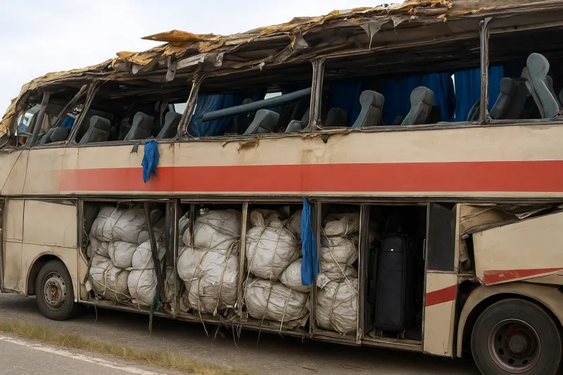 Tragédia: 15 pessoas morreram em acidente com ônibus que saiu da Bahia para fazer compras em Pernambuco