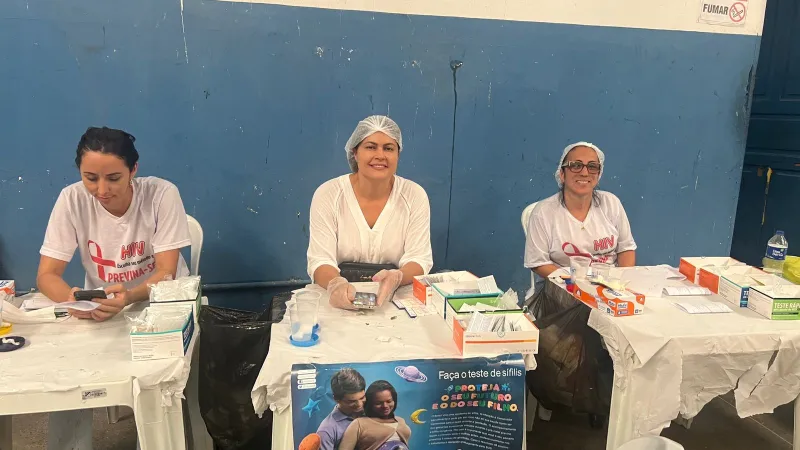 Teixeira de Freitas intensifica combate à sífilis com mobilização no Mercadão Municipal Teixeira de Freitas intensifica combate à sífilis com mobilização no Mercadão Municipal