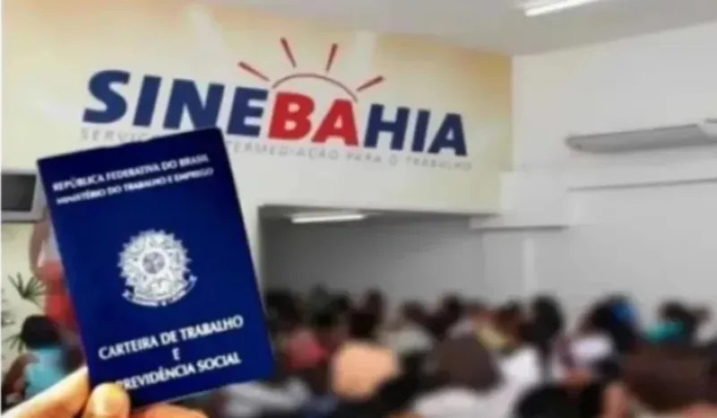 Oportunidade -SineBahia oferece 134 vagas de trabalho em Teixeira de Freitas