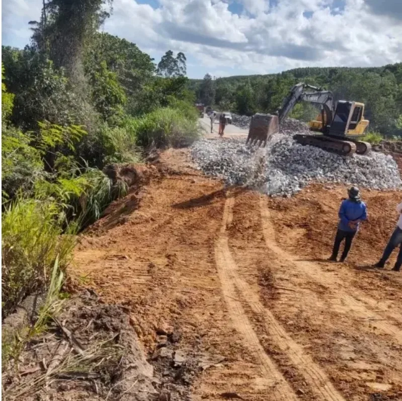 BR-418 volta a apresentar problemas após quatro meses de reparos realizados pelo DNIT
