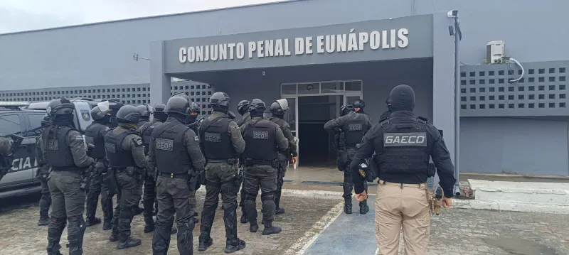 MPBA e Seap deflagram operação e realizam revistas no Conjunto Penal de Eunápolis