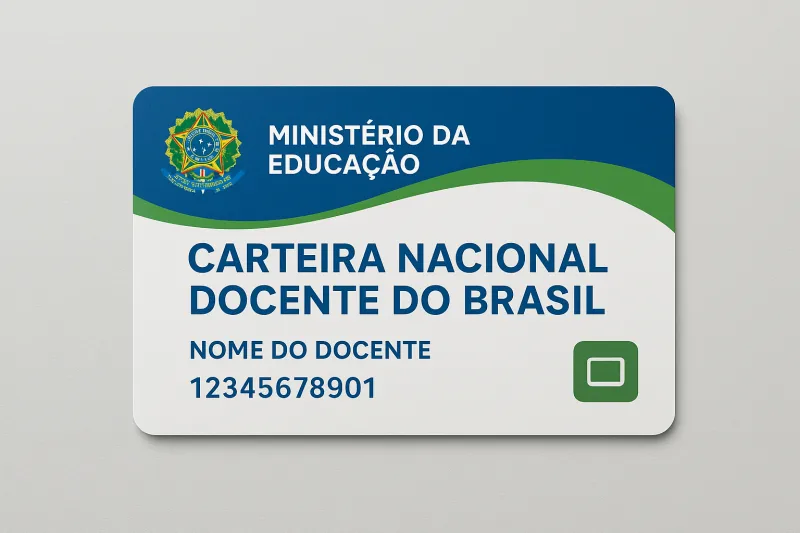 MEC lança Carteira Nacional Docente do Brasil com benefícios exclusivos para educadores
