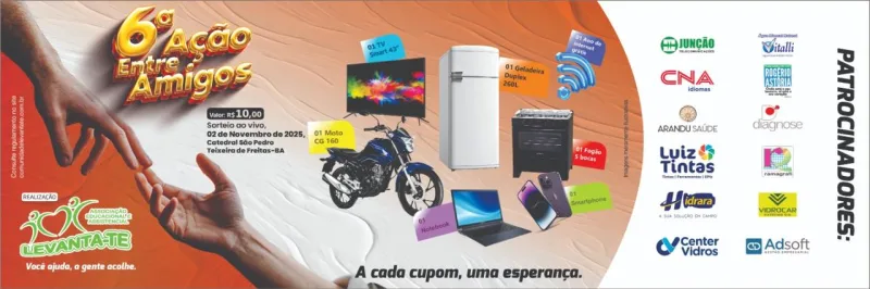 Fé e solidariedade em ação: participe do 14º Levanta-te e da 6ª Ação Entre Amigos! Fé e solidariedade em ação: participe do 14º Levanta-te e da 6ª Ação Entre Amigos!