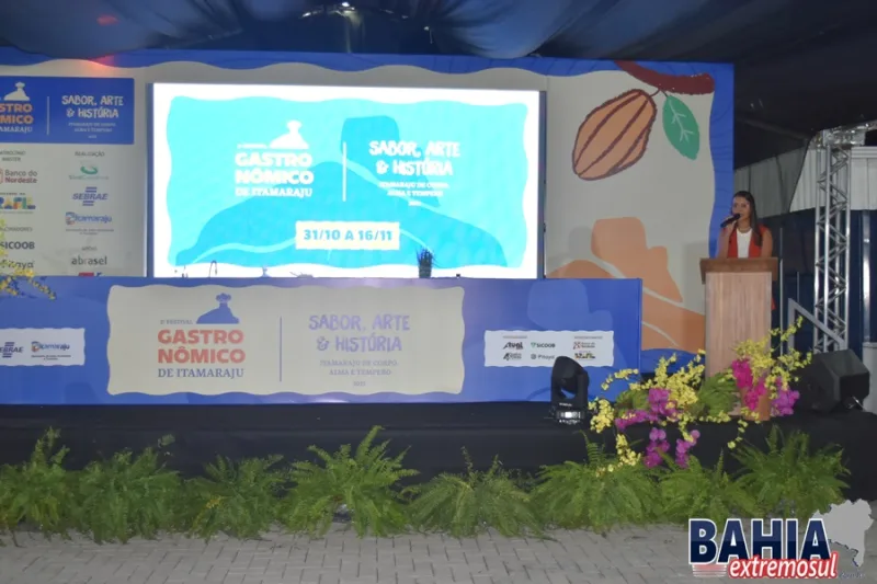 Sabor, arte e história: Itamaraju dá início ao 2º Festival Gastronômico