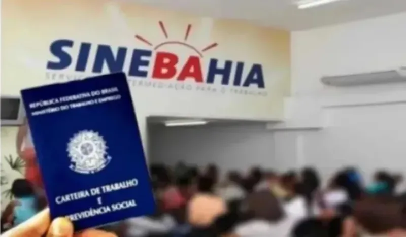 Oportunidade -SineBahia oferece 142 vagas de trabalho em Teixeira de Freitas