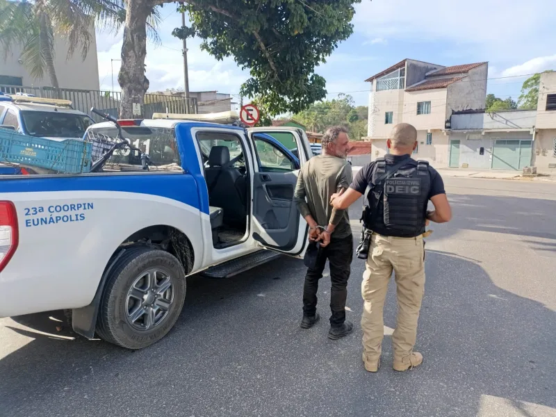 Reincidente em furtos e fraudes é detido após novo crime contra idoso em Eunápolis Reincidente em furtos e fraudes é detido após novo crime contra idoso em Eunápolis