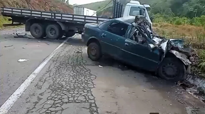 Tragédia na BR-101: Menino de 4 anos é a quarta vítima fatal de grave acidente que matou pai, mãe e irmão