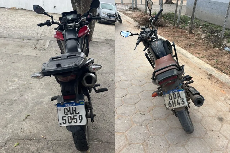 Polícia Militar recupera duas motocicletas em Teixeira de Freitas; uma furtada e outra com sinais de identificação adulterados Polícia Militar recupera duas motocicletas em Teixeira de Freitas; uma furtada e outra com sinais de identificação adulterados