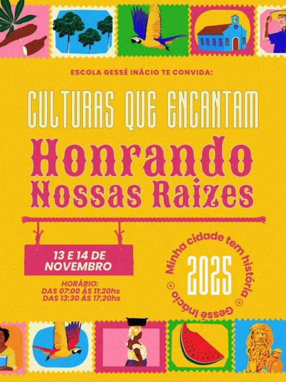 Escola Municipal CPM Gessé Inácio realiza evento “Culturas que Encantam: Honrando Nossas Raízes 2025” Escola Municipal CPM Gessé Inácio realiza evento “Culturas que Encantam: Honrando Nossas Raízes 2025”