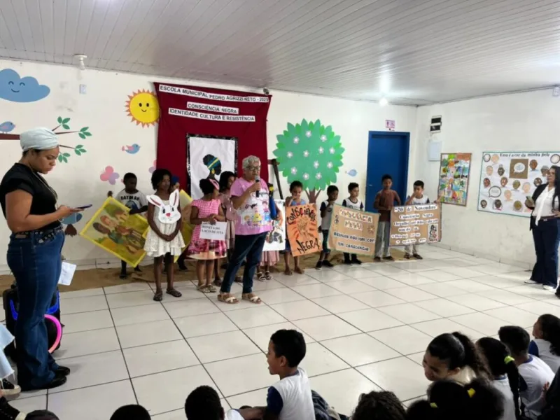 Escola Pedro Agrizzi Neto promove celebração da cultura afro-brasileira em culminância do projeto “Consciência Negra, Cultura e Resistência”