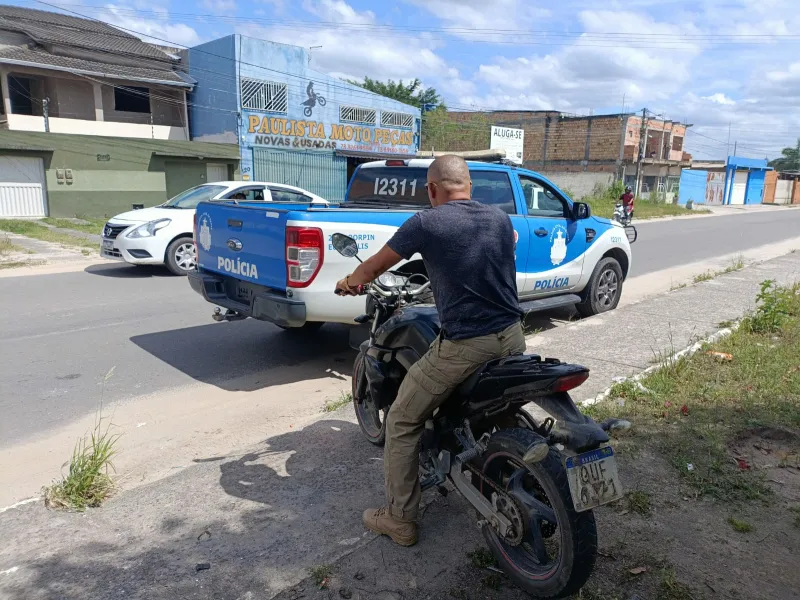 Motocicleta utilizada em tentativa de homicídio é apreendida em Eunápolis