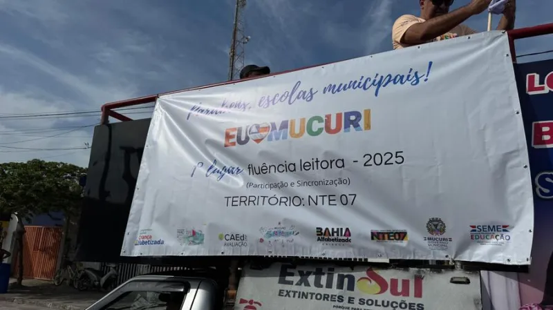 Mucuri celebra conquista educacional com 1º lugar em participação dos alunos na avaliação em Fluência Leitora