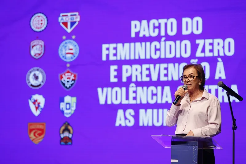 Governo da Bahia anuncia campanha de enfrentamento ao feminicídio durante Campeonato Baiano de Futebol 2026, que terá transmissão exclusiva da TVE Governo da Bahia anuncia campanha de enfrentamento ao feminicídio durante Campeonato Baiano de Futebol 2026, que terá transmissão exclusiva da TVE