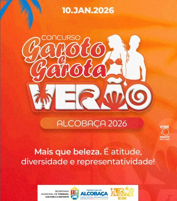Concurso Garoto e Garota Verão Alcobaça 2026 promete celebrar diversidade, atitude e representatividade Concurso Garoto e Garota Verão Alcobaça 2026 promete celebrar diversidade, atitude e representatividade