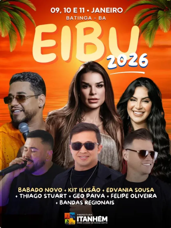 EIBU 2026 promete agitar Batinga com três dias de festa, música e celebração cultural