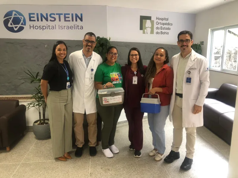 Primeira captação de órgãos no Hospital Ortopédico do Estado da Bahia beneficia dois pacientes à espera de transplante Primeira captação de órgãos no Hospital Ortopédico do Estado da Bahia beneficia dois pacientes à espera de transplante