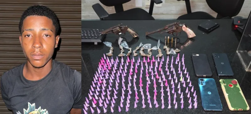 “Madroga” morre após trocar tiros com a polícia em Eunápolis, armas e drogas foram apreendidas