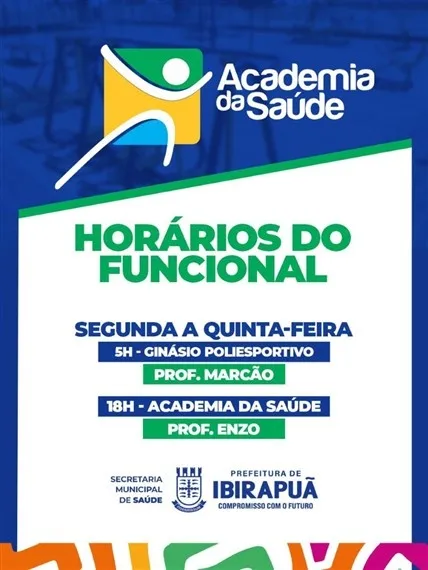 Prefeitura de Ibirapuã inicia aulas de funcional do Programa Academia da Saúde 2026