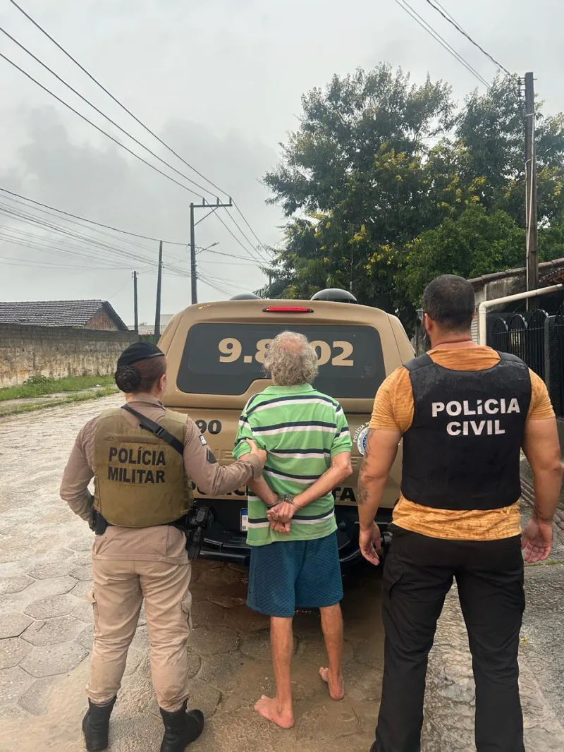 Idoso é preso em flagrante por violência doméstica e cárcere privado em Argolo Idoso é preso em flagrante por violência doméstica e cárcere privado em Argolo