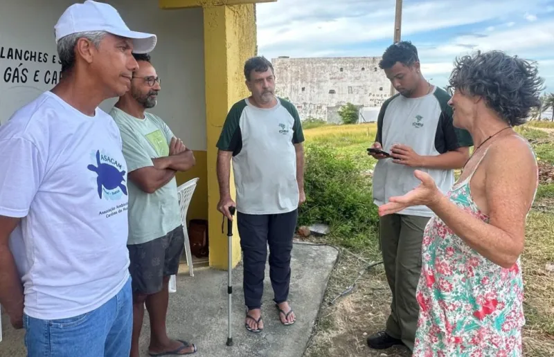 Parceria entre SEMAM, ASACAM e Centro TAMAR/ICMBio fortalece proteção das tartarugas marinhas em Mucuri