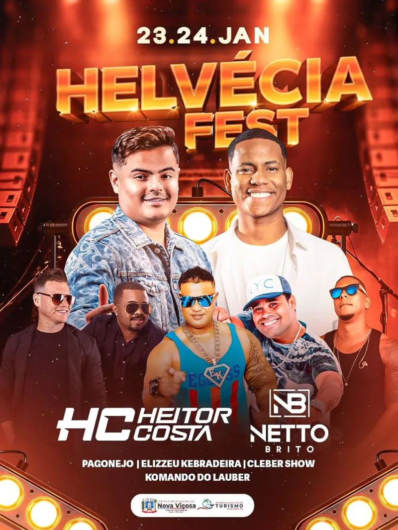 Helvécia se prepara para a maior festa do ano: Helvécia Fest 2026 