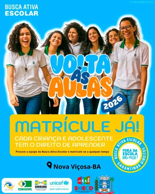 Nova Viçosa promove Busca Ativa de Matrículas para garantir educação a todos 