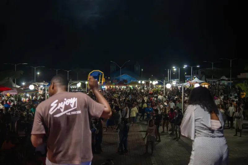 Primeiro dia da Festa de São Sebastião movimenta Guarani com fé, tradição e muita alegria