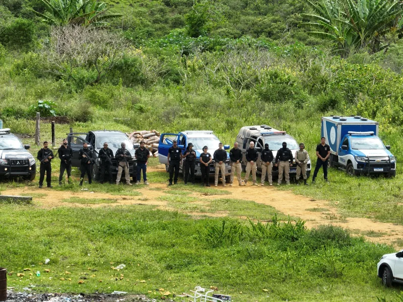 Operação integrada identifica cemitério clandestino ligado a organização criminosa em Itabela Operação integrada identifica cemitério clandestino ligado a organização criminosa em Itabela