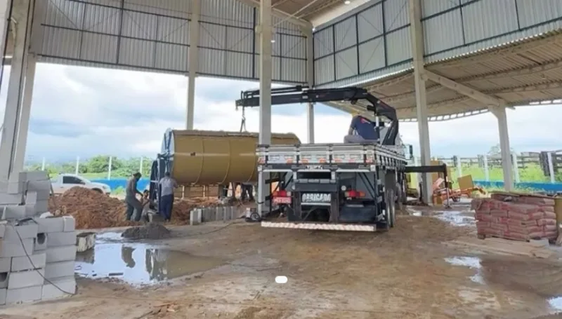 Prefeitura de Ibirapuã avança nas obras do Secador de Café e fortalece a cafeicultura local