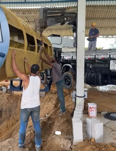 Prefeitura de Ibirapuã avança nas obras do Secador de Café e fortalece a cafeicultura local