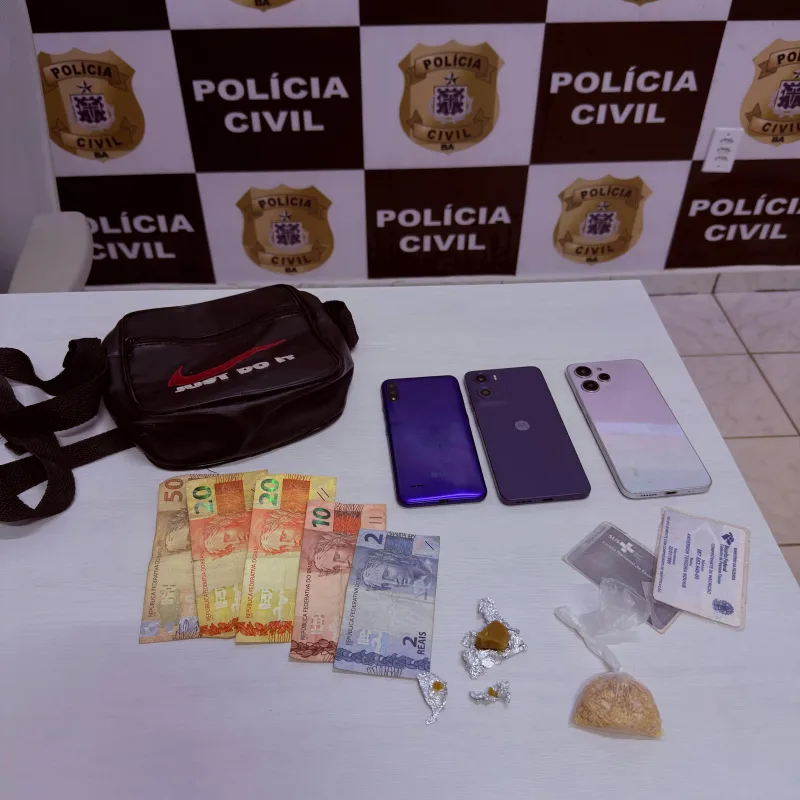 Polícia Civil prende homem em flagrante por receptação e tráfico de drogas em Itabela