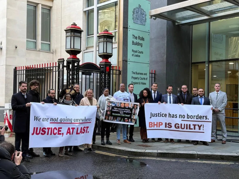 Nova Viçosa acompanha audiências em Londres e reforça luta por reparação pelos danos do desastre de Mariana