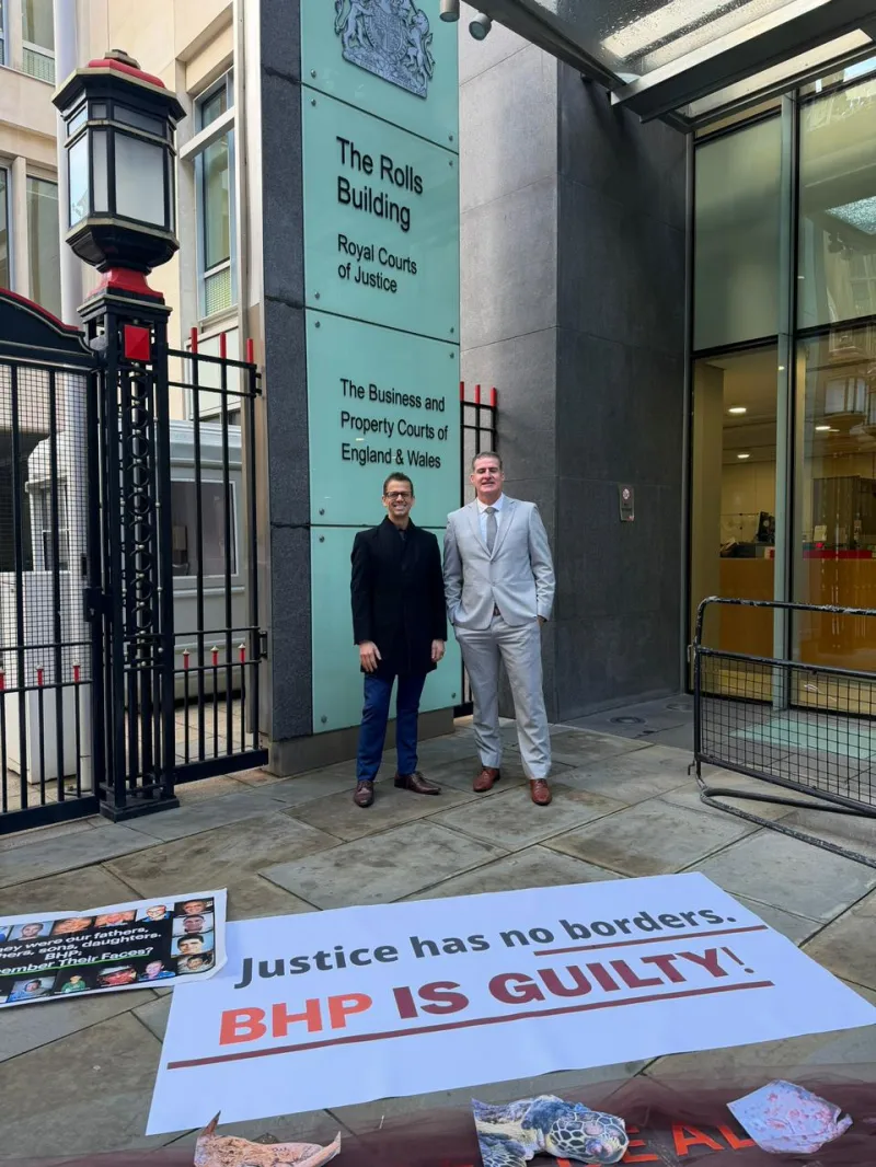 Nova Viçosa acompanha audiências em Londres e reforça luta por reparação pelos danos do desastre de Mariana