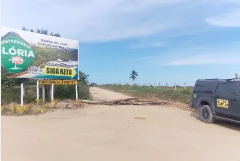 Conflito no campo - Forças de segurança retomam controle de Fazendas invadidas na Barra do Cahy, em Prado