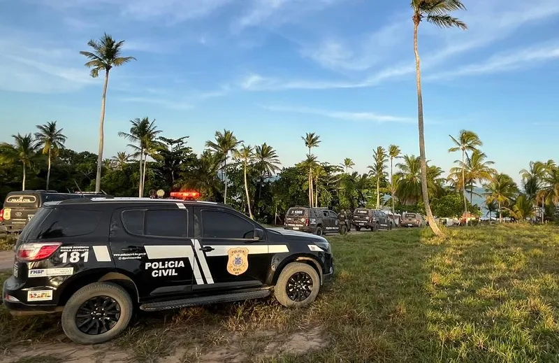 Conflito no campo - Forças de segurança retomam controle de Fazendas invadidas na Barra do Cahy, em Prado