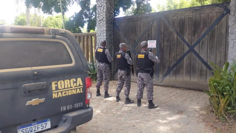 Conflito no campo - Forças de segurança retomam controle de Fazendas invadidas na Barra do Cahy, em Prado
