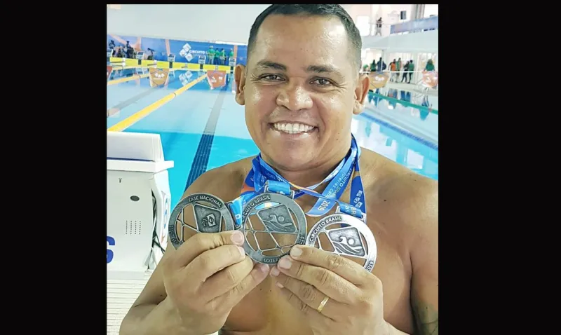 Ex-nadador paralímpico Adriano Lima morre aos 52 anos em Natal